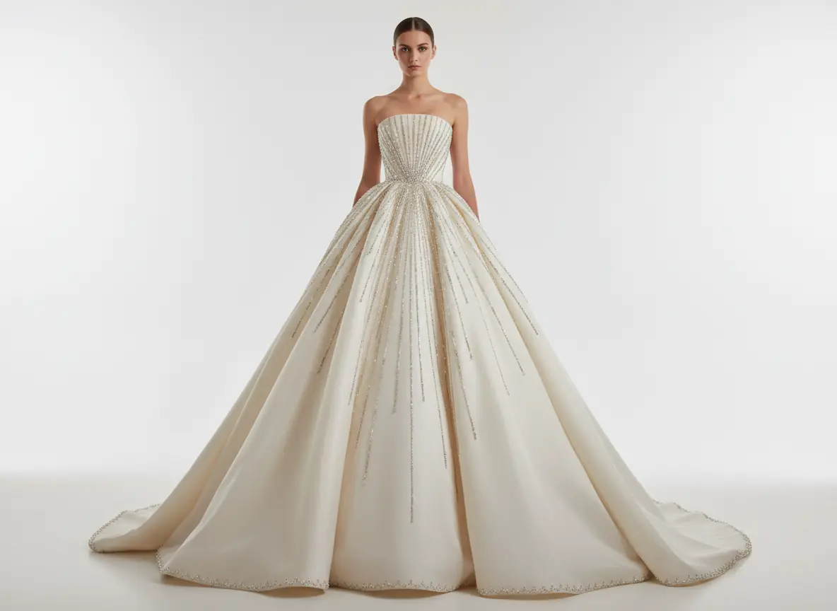 Celestia Starburst Ball Gown