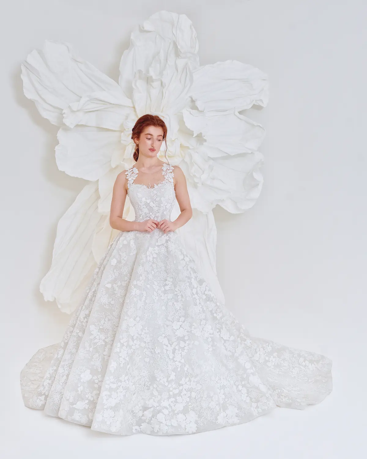 WD6027 - Romantic Lace Ball Gown