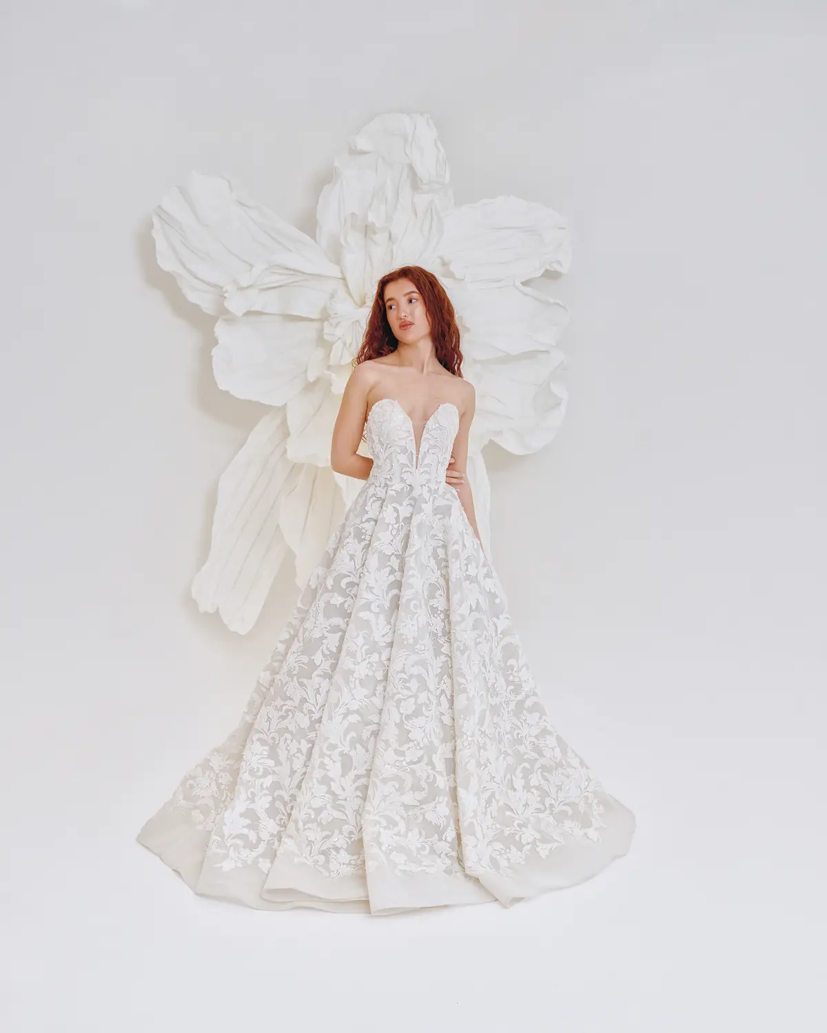 WD6025 - Romantic Lace Ball Gown