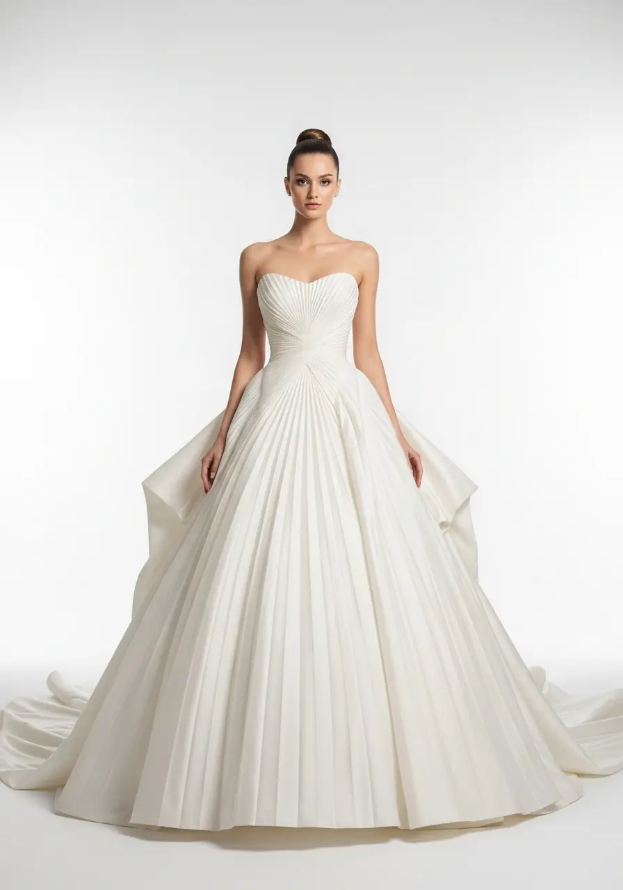 Seraphina Pleated Ball Gown